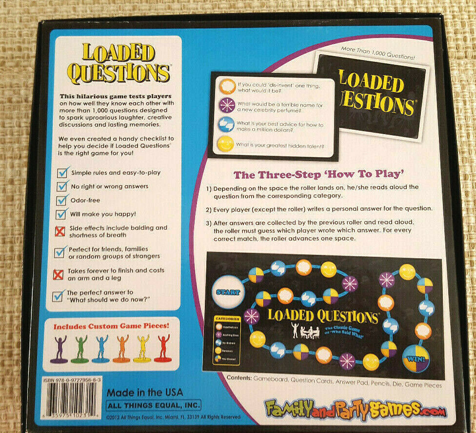 loaded questions game adults examples