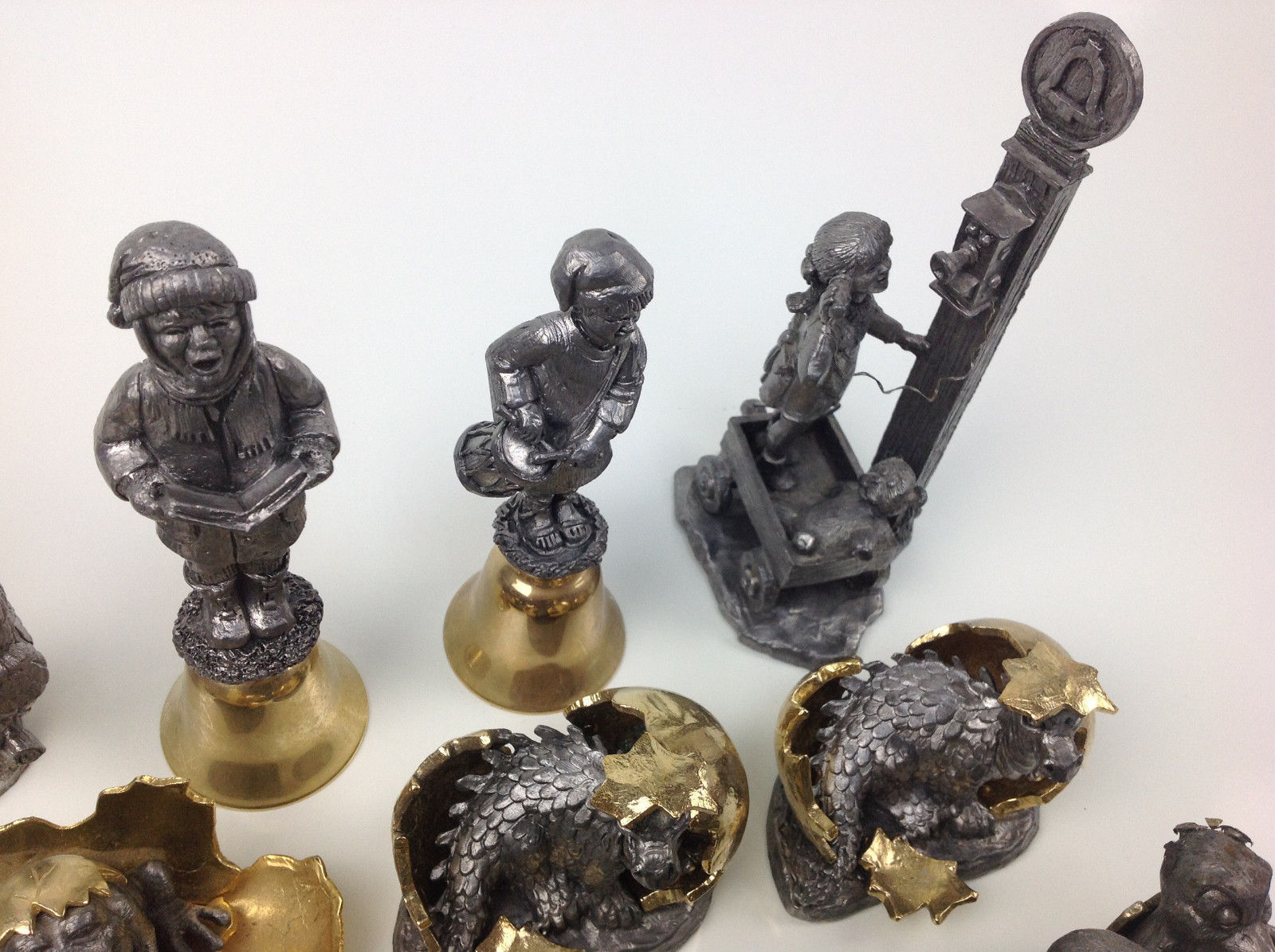 Michael Ricker Pewter Figurine Collection of 16 pieces #36 LB PEWTER ...