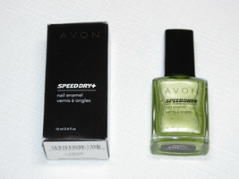 Avon Speed Dry+ nail Enamel Limeade 12 ml 0.4 fl oz nail polish mani pedi - $10.53