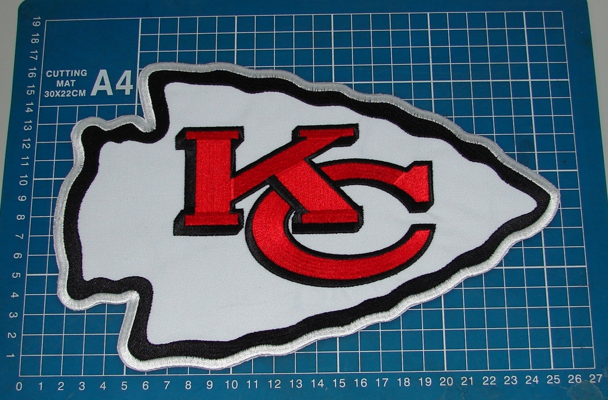 Kansas City Chiefs NFL Football Team Huge Patch sew on embroidery - Football-NFL