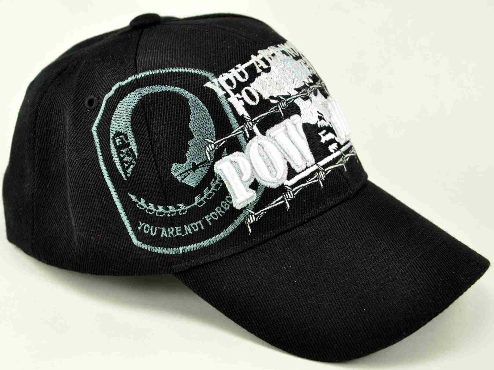 NEW! POW MIA MILITARY CAP HAT N1 BLACK - Men's Hats