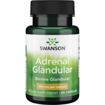 Swanson Adrenal Glandular 350 mg 60 Capsules - $28.68