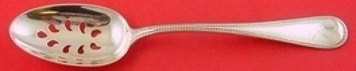 Primary image for Bead by Durgin Sterling Silver Pierced Serving Spoon with Dove Mono 8 1/4"
