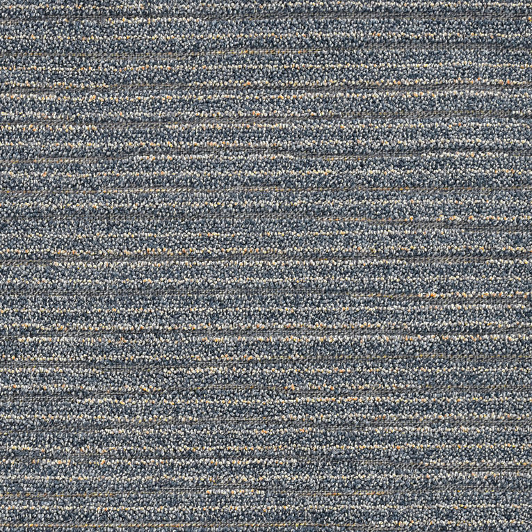 10'x13' Denim Blue Machine Woven UV Treated Abstract Lines Indoor Outdoor Area R