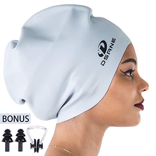 Dsane Extra Large Swimming/Shower Cap for Women and Men,Special Design