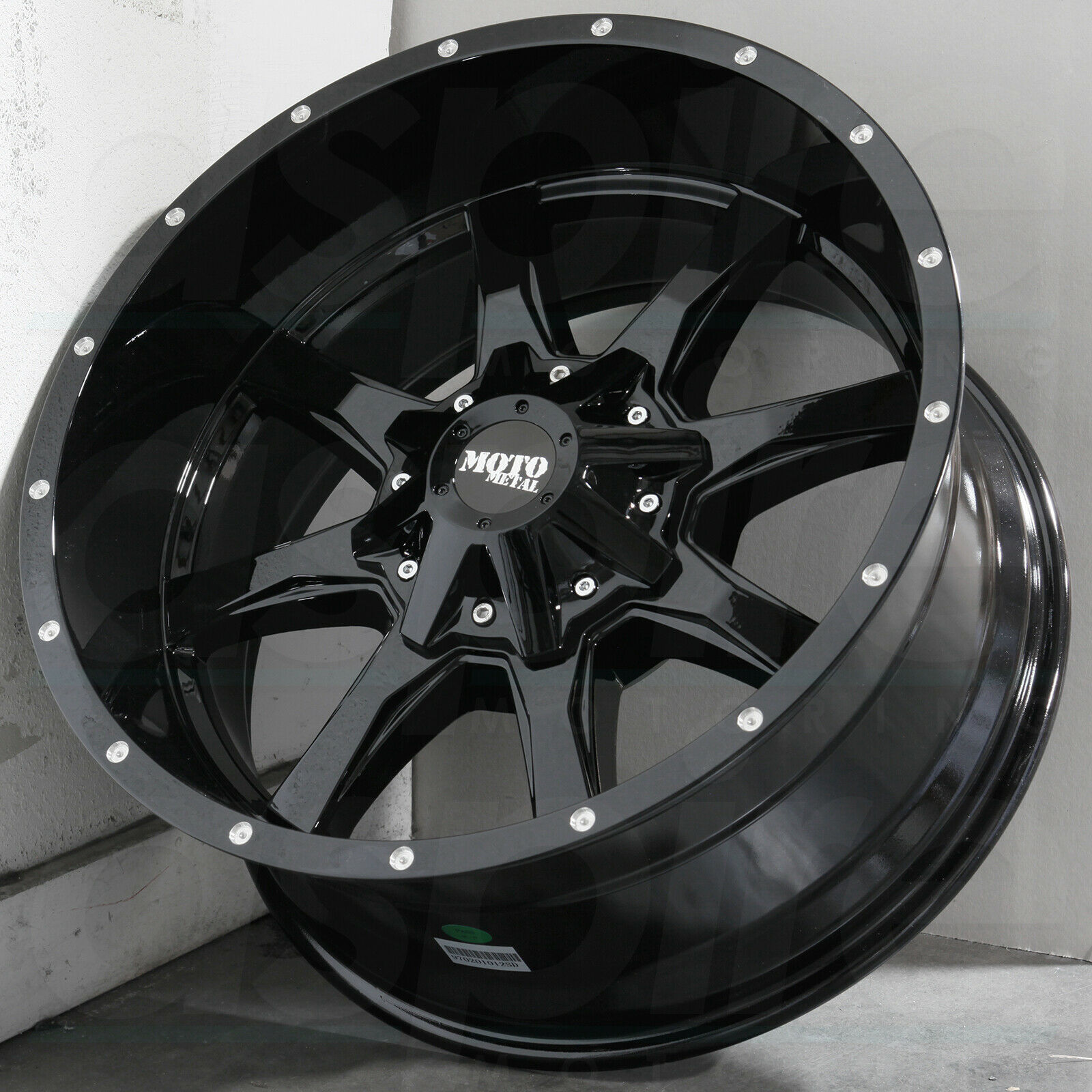 20x10 Moto Metal MO970 5x5/5x5.5 -24 Gloss Black Wheels Rims Set(4 ...