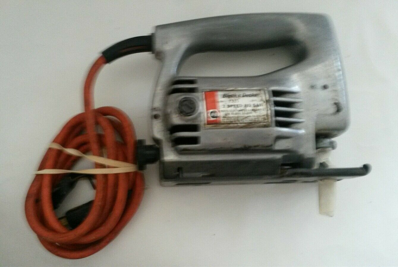 Vintage Black & Decker 2 Speed Jig Saw 7535 Cast Aluminum 115 Volts Saws