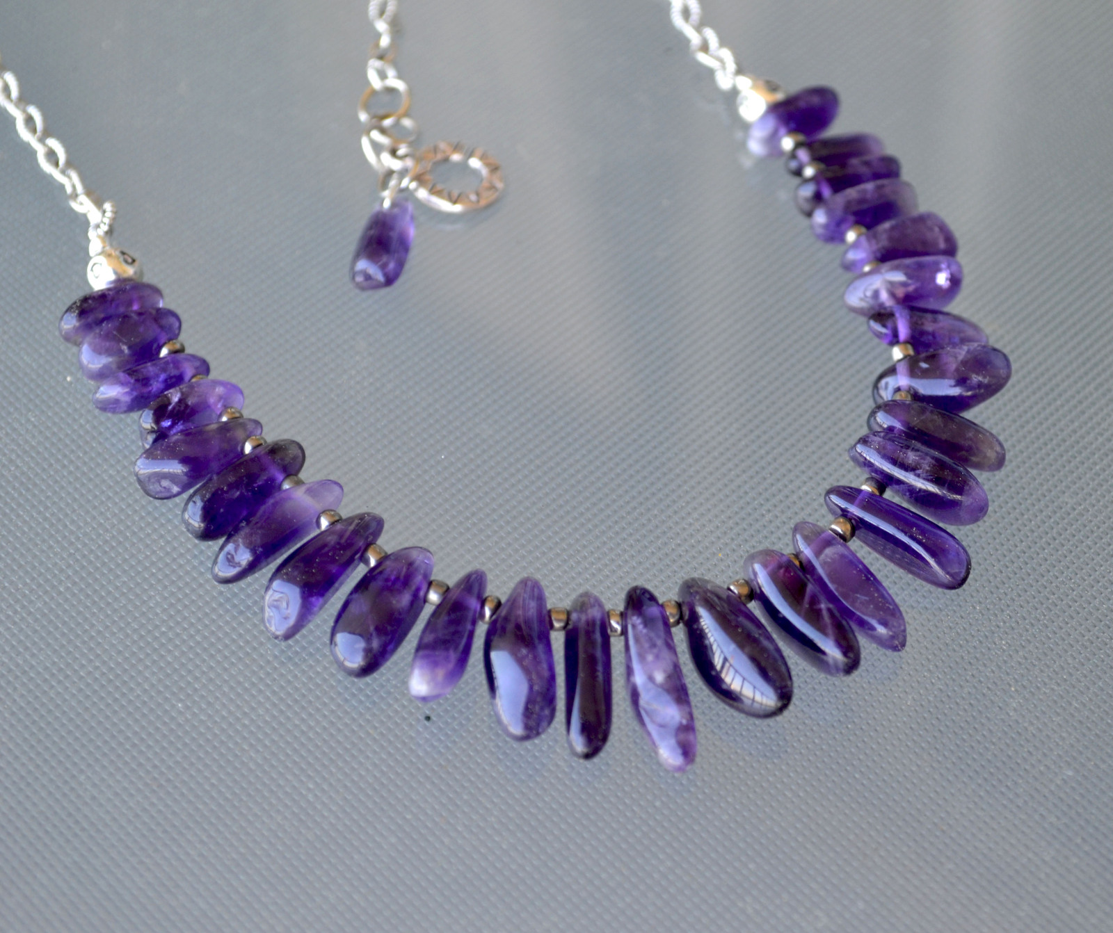 amethyst stone necklace