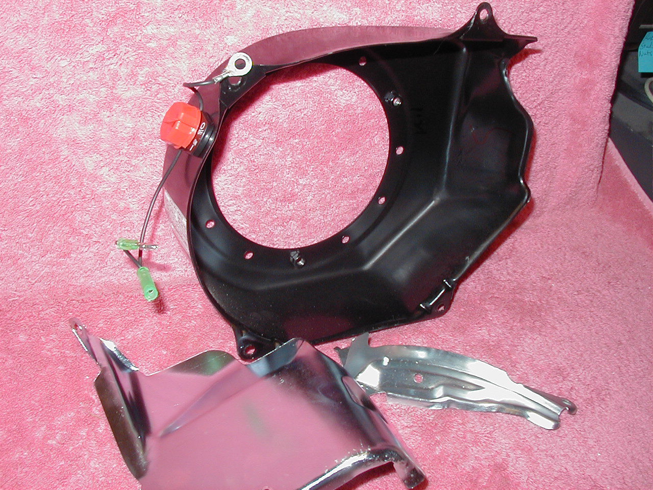 PREDATOR Harbor Freight 212 CC R210III ENGINE PARTS Flywheel Cover w/ Switch Parts