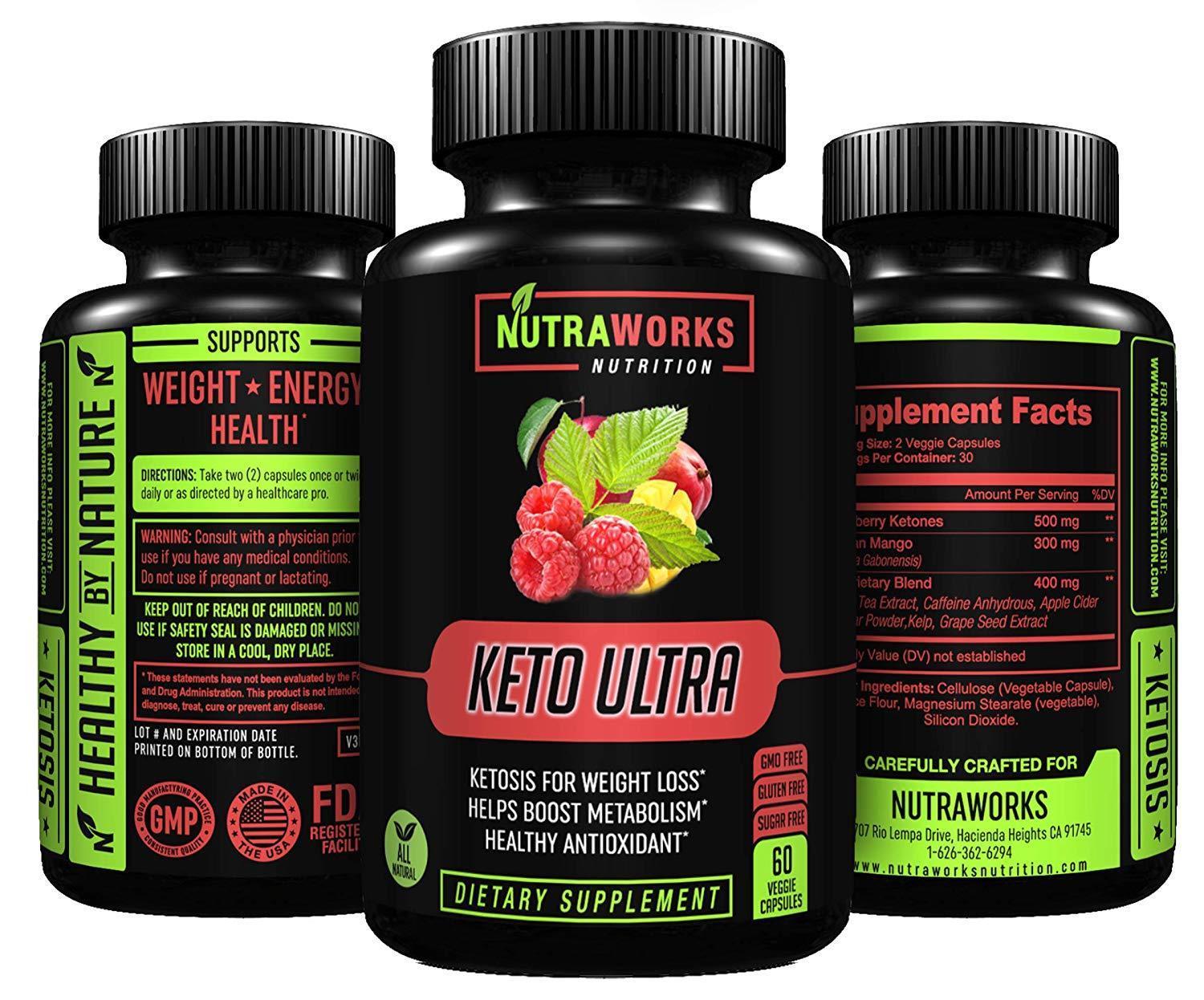 Keto Ultra Diet PillsExtra Strength Ketogenic Fat Burner for Healthy