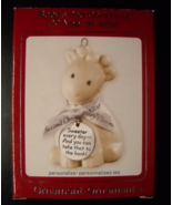 Carlton Cards Christmas Ornament 2009 Baby&#39;s Second Christmas Ceramic Ba... - $18.99