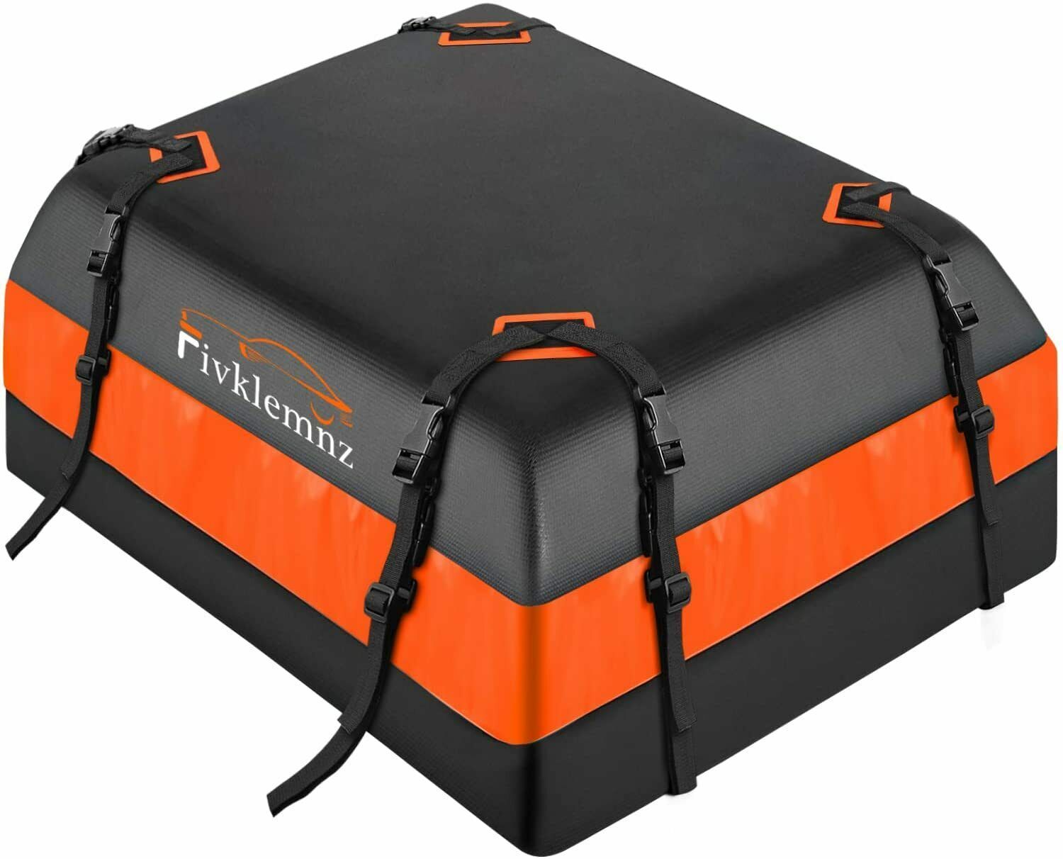 FIVKLEMNZ Car Roof Bag Cargo Carrier, Waterproof Rooftop Cargo Carrier