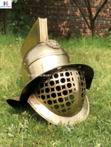 NauticalMart Roman Gladiator Helmet Medieval Armor Wearable Helmet