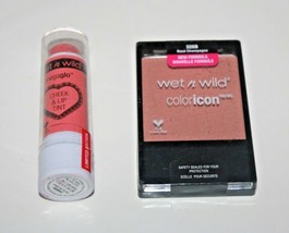 Wet n Wild ColorIcon Blush #326B + Megaglo Cheek & Lip Tint #34886 Lot Of 2 New - $9.49