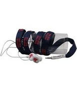 NEW MLB BOSTON RED SOX TANGLE FREE SHOELACE EARBUDS IHIP WITH MIC AND SW... - $12.22