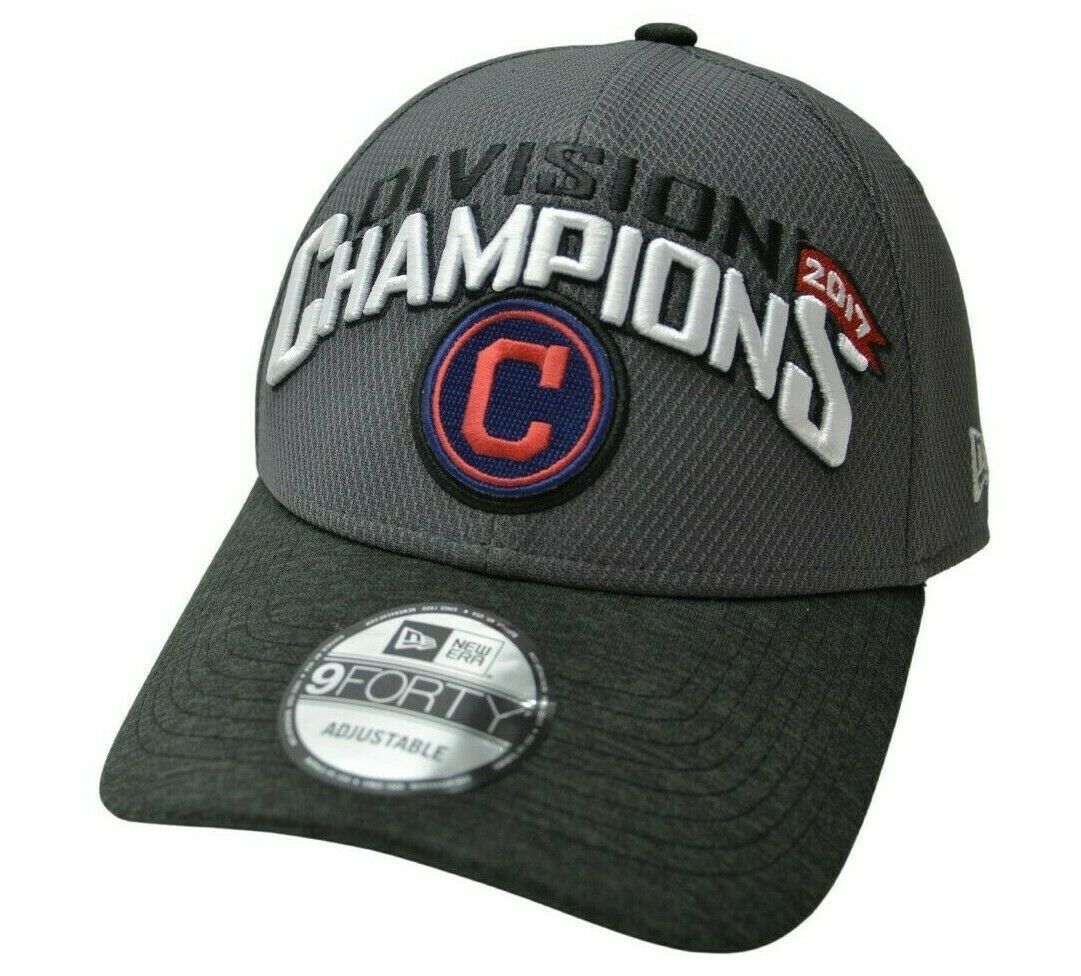 Cleveland Indians New Era 9FORTY Division Champs Baseball Hat Adjustable Cap