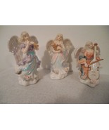 3 angel figurine, porcelain angels, Angelic Harmony Porcelain Collection... - $79.95