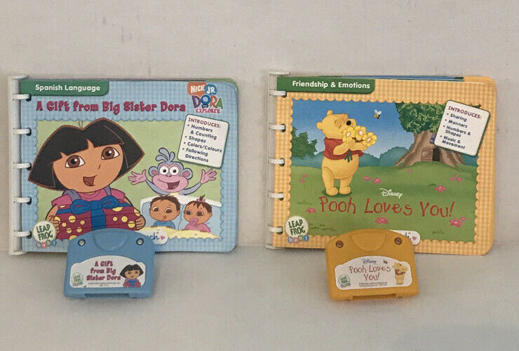 Leap Frog My First Leap Pad Book and Cartridge lot of 7 MY-1 