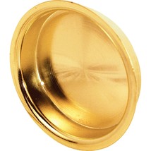 N 7136 2-Inch Round Closet Door Pull With Flush, Solid Br.. - $16.99
