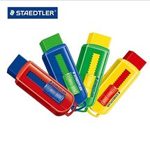 STAEDTLER PVC-free eraser with sliding plastic sleeves set of 4 pcs  - $18.00