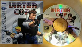 Virtua Cop Sega Saturn Exclusive Disc Promo Game 90s 1996 81026 Animated... - $14.95