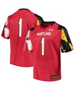 Maryland Terps College Football Jersey By Under Armour NWT Terrapins NCA... - $79.99