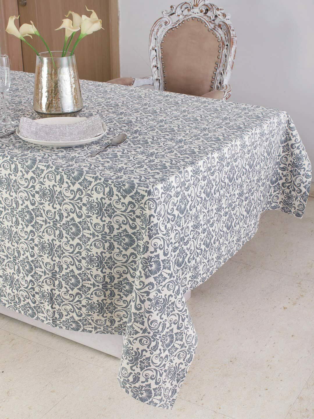 Nice Chic French Country Gray Elegant Patterned 52"x70" 100 Cotton