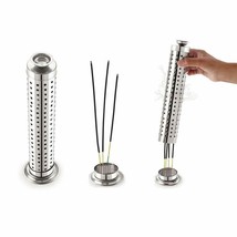 Stainless Steel Agarbatti Incense Stick Holder with Ash Catcher for Home Set 2Ps - $22.43