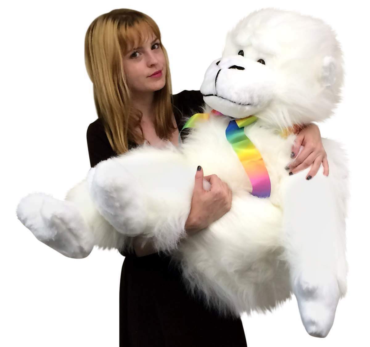 white gorilla stuffed animal