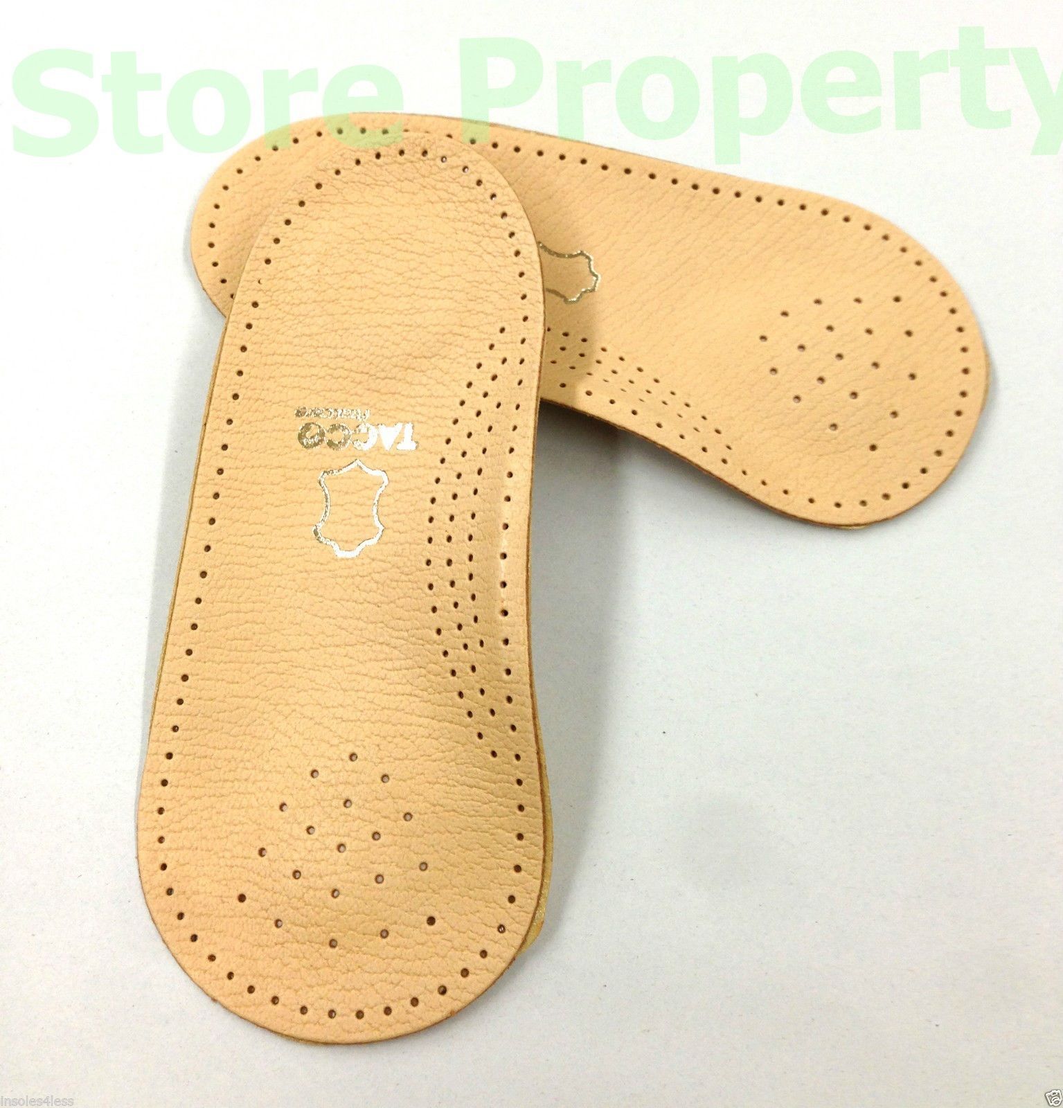 Tacco 676 Nova 3/4 Leather Arch Support w/ Metatarsal Pad Insoles WOMEN