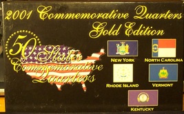 2001 Commemorative US Quarters Gold Set #G054 - $15.99