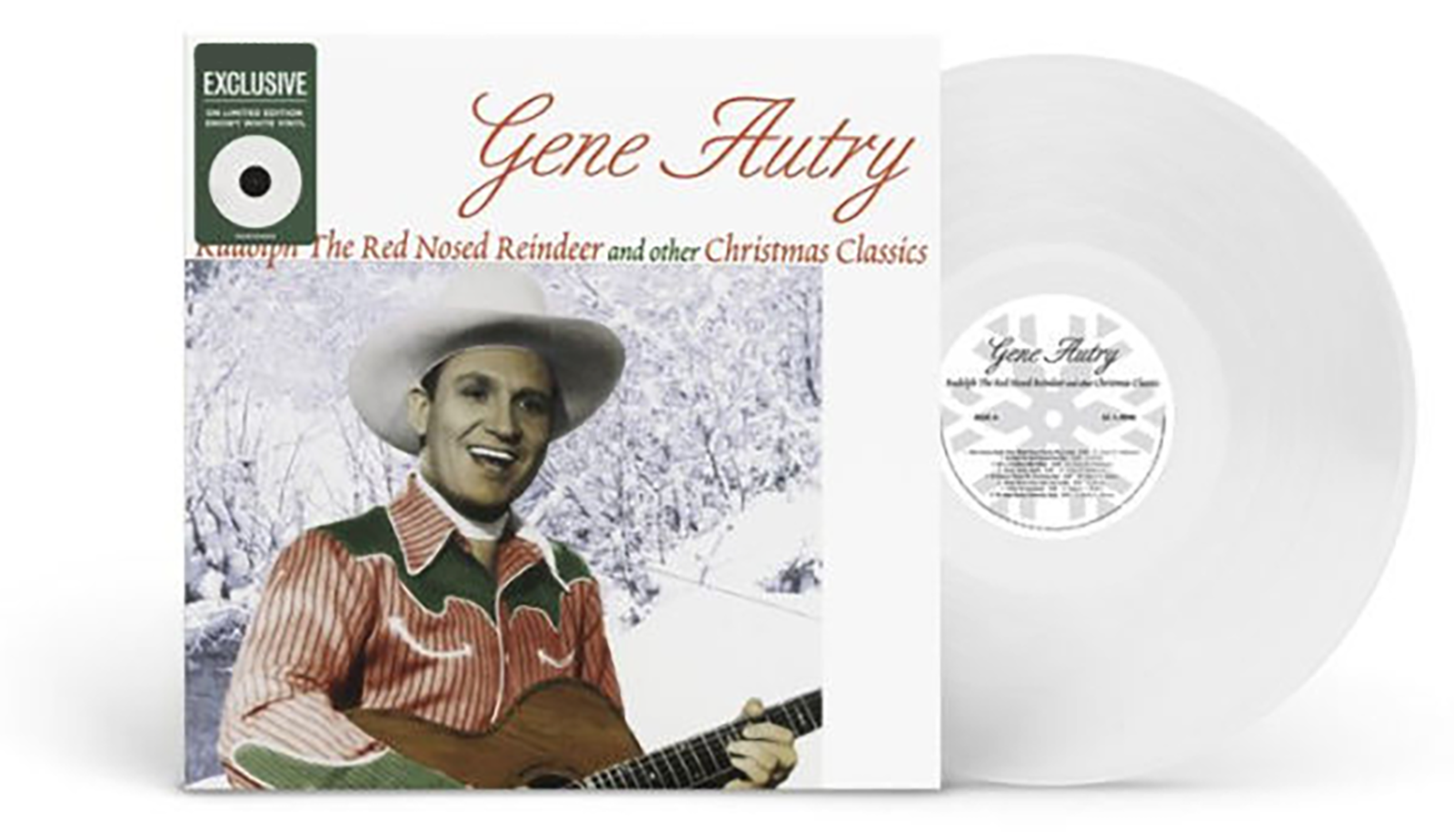 Gene Autry Rudolph The Red Nosed Reindeer Christmas Classics Snow White Vinyl Lp Records 9441