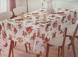 1Printed Fabric Tablecloth,52&quot;x70&quot;Oblong,FRUITS,GRAPES,APPLES,PEARS,CHER... - $21.77