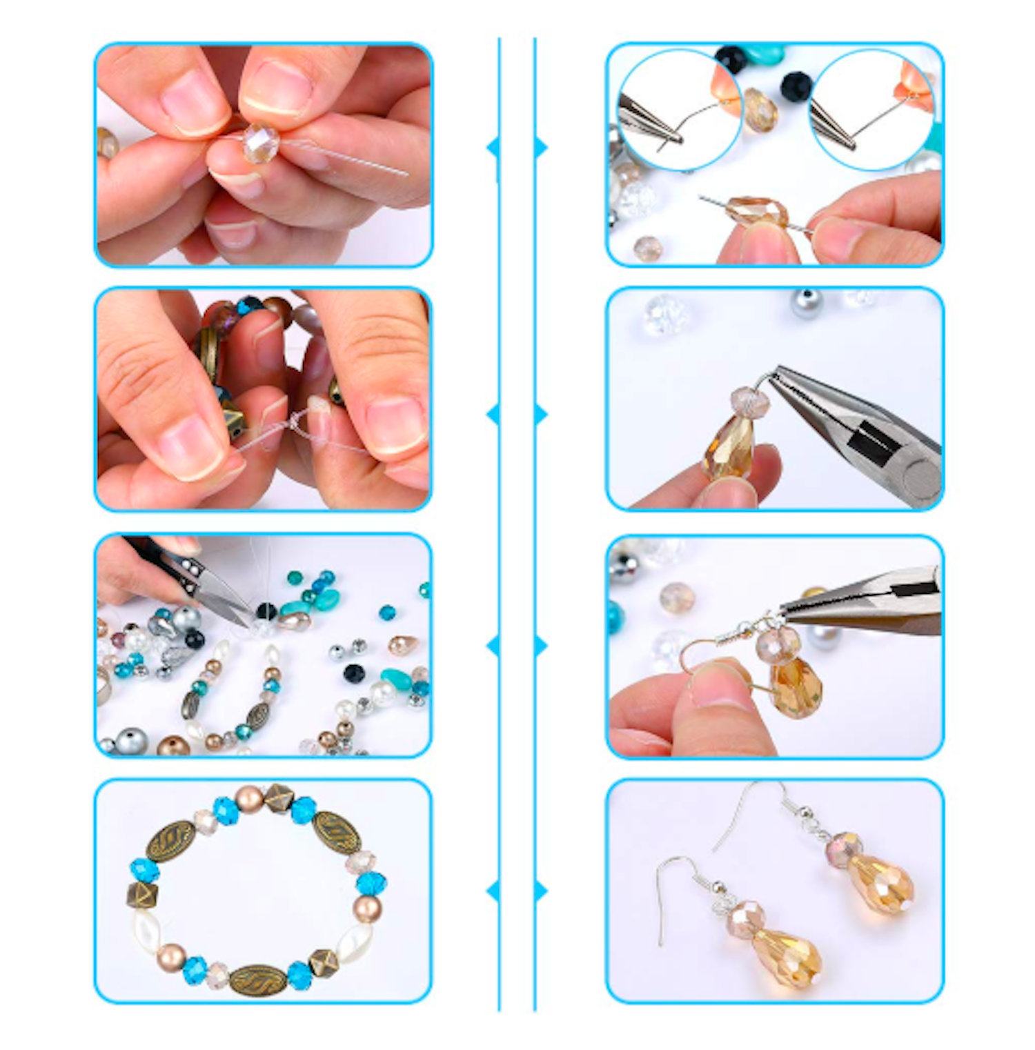 Jewelry Making Starter Kit Jewelry Making Supplies Jewelry Crafting Kit