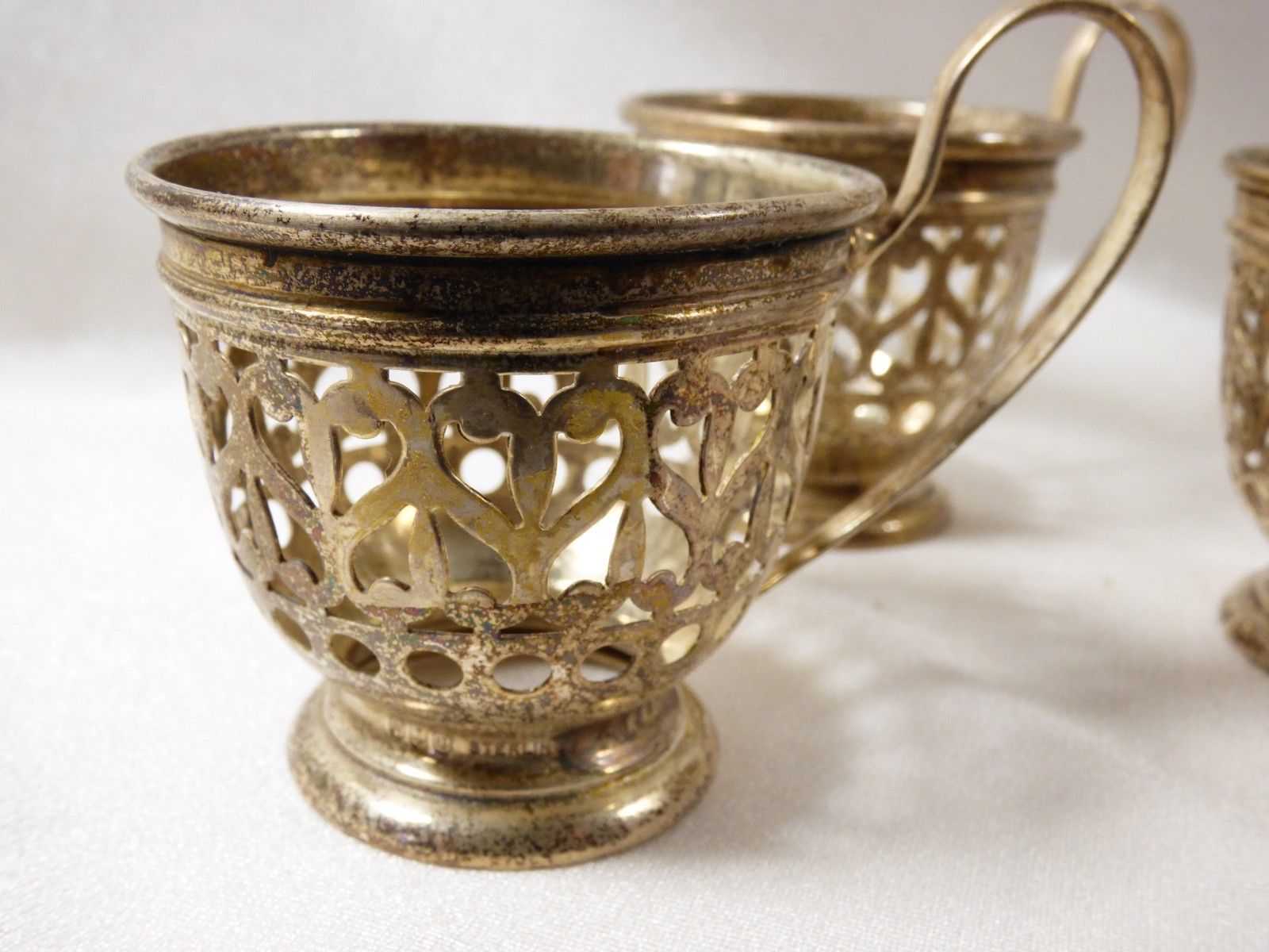 Vintage Gorham Sterling Silver Cup Holder Insert 1 3//4/"