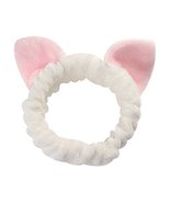 Cute Cat Ear Hair Band Elastic Headbands For Women Wash Face Shower Make... - $20.91