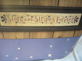 Bent Creek Stars and Stripes Row Cross Stitch Kit with Linen and Floss image 2