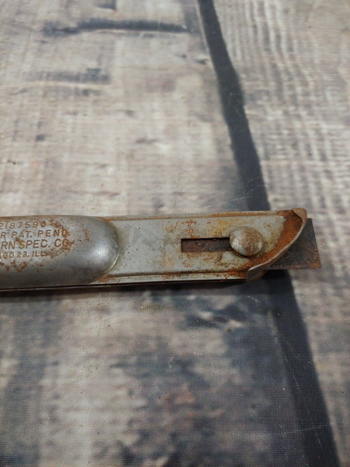 Vintage Kutto Utility Knife Box Cutter, Chicago Razor USA Modern Spec