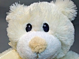 Russ Berrie Teddy Bear Plush Bless This Little One White Cream Stuffed Animal   - $24.95