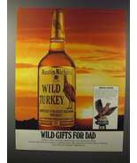 1983 Wild Turkey Bourbon Ad - Wild Gifts for Dad - $14.99
