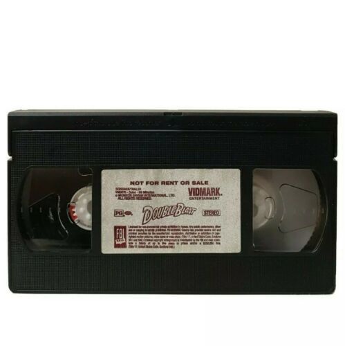 Double Blast VHS Vidmark Entertainment 1994 Rare Screening Copy Tested ...