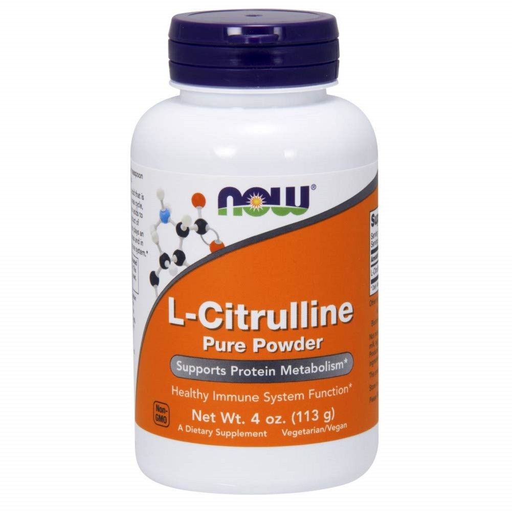 Now Supplements, L-Citrulline Pure Powder, Supports Protein Metabolism*, 4-Ounce