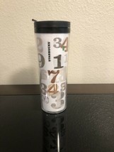 Starbucks Coffee Company 2011 16oz Numbers Travel Tumbler Double Insulated - $10.69