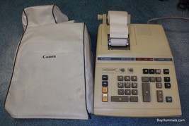 Canon CP1210 Vintage Calculator Desktop Printing Adding Machine With Cover RARE! - $33.94