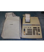 Canon CP1210 Vintage Calculator Desktop Printing Adding Machine With Cov... - $33.94