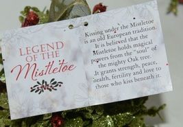 Ganz Kissing Krystals KK15 Mistletoe Kiss Ball Ornament Set of 2 image 5