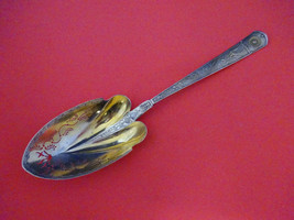 Japanese by Gorham Sterling Silver Ice Spoon Gold Washed Pierced 9 5/8" Bird - $1,493.91