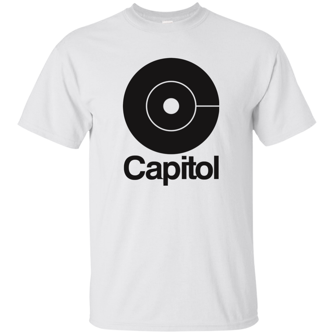 Capitol Records, Music Label T-Shirt - White - T-Shirts 