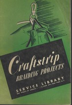 BSA Craftstrip Braiding Projects Book with Lanyard & Craftstrip,1940 Service Lib - $9.99