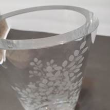 Peill Moonline Flowers Vase, 8" German Crystal Glass Vase etched floral design image 8